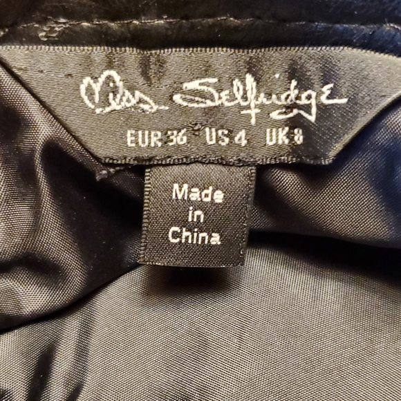 Miss Selfridge Faux Leather Skirt - Picture 3 of 5